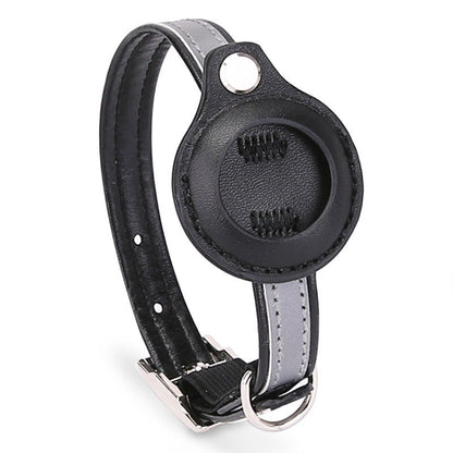 For AirTag 2nd Gen / AirTag 1st Gen Tracker Protective Cover Pet PU Collar, XS, S, M
