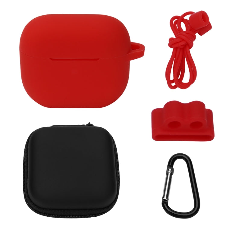 Bluetooth Earphone Silicone Cover Set For AirPods 3, 5 PCS/Set White, 5 PCS/Set Mint Green, 5 PCS/Set Grass Green, 5 PCS/Set Pink, 5 PCS/Set Black, 5 PCS/Set Red, 5 PCS/Set Yellow, 5 PCS/Set Gray, 5 PCS/Set Wine Red, 5 PCS/Set Light Purple             ...