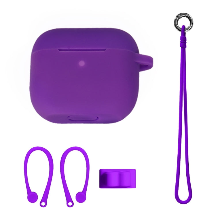 Bluetooth Earphone Silicone Cover Set For AirPods 3, 5 PCS/Set White, 5 PCS/Set Mint Green, 5 PCS/Set Grass Green, 5 PCS/Set Pink, 5 PCS/Set Black, 5 PCS/Set Red, 5 PCS/Set Yellow, 5 PCS/Set Gray, 5 PCS/Set Wine Red, 5 PCS/Set Light Purple             ...