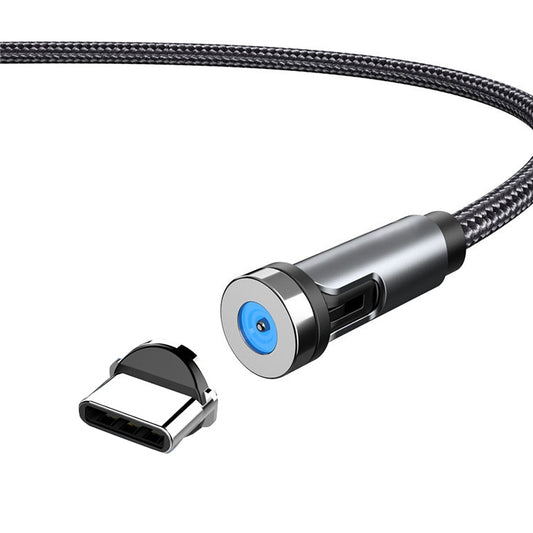 CC56 Dust Plug Rotating Magnetic Wire, Cbale Length: 1m, Style:, 1m Android Head, 1m Type-C / USB-C Head, 1m 8Pin Head, 1m Line+Three Heads, 1m Line, 1m Micro USB, 1m Type-C / USB-C, 1m + 8Pin + Type-C/USB-C + Micro USB