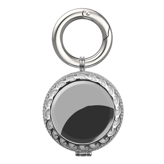 Anti-Lost Plating Keychain Locator Tracker Protective Cover For AirTag 2nd Gen / AirTag 1st Gen, Black Gold, White Gold, Rose Gold, Gold