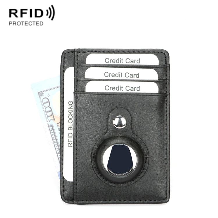TQ-319 Anti-Theft Anti-Lost Tracker Leather Card Holder For AirTag 2nd Gen / AirTag 1st Gen, Carbon Fiber (Black), Carbon Fiber (Gray), Carbon Fiber (Blue), Carbon Fiber (Brown), Flat Pattern (Black), Flat Pattern (Red), Flat Pattern (Gray)            ...