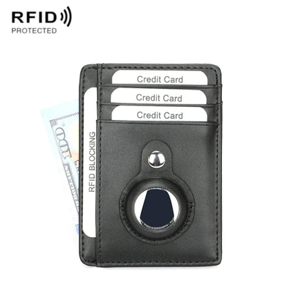TQ-319 Anti-Theft Anti-Lost Tracker Leather Card Holder For AirTag 2nd Gen / AirTag 1st Gen, Carbon Fiber (Black), Carbon Fiber (Gray), Carbon Fiber (Blue), Carbon Fiber (Brown), Flat Pattern (Black), Flat Pattern (Red), Flat Pattern (Gray)            ...
