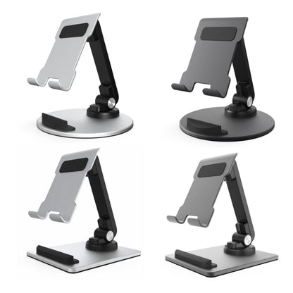 Portable Mobile Phone Tablet Desktop Stand, K5 Not Expansion Silver, K5 Not Expansion Gray, K5 Silver, K5 Gray, All Metal Silver, All Metal Gray, Round Swivel Silver, Round Swivel Dark Grey, Square Swivel Silver, Square Swivel Dark Gray