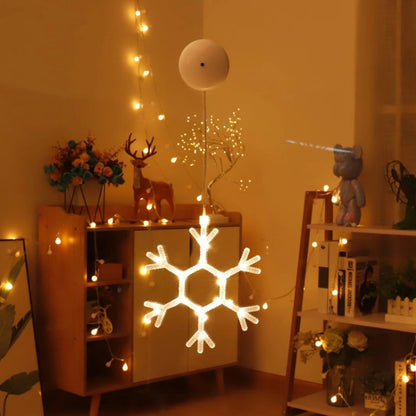 Christmas Decoration LED Sucker Festive Atmosphere Hanging Light
