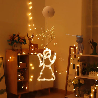 Christmas Decoration LED Sucker Festive Atmosphere Hanging Light
