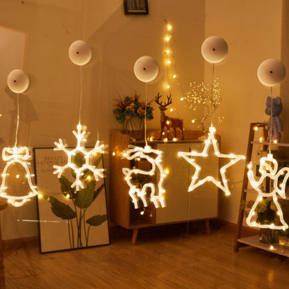 Christmas Decoration LED Sucker Festive Atmosphere Hanging Light