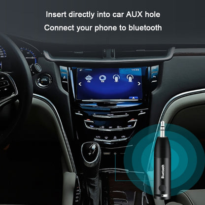 011 Bluetooth 5.0 AUX Audio Receiver 3.5mm Car Stereo Audio Adapter, 011 Black