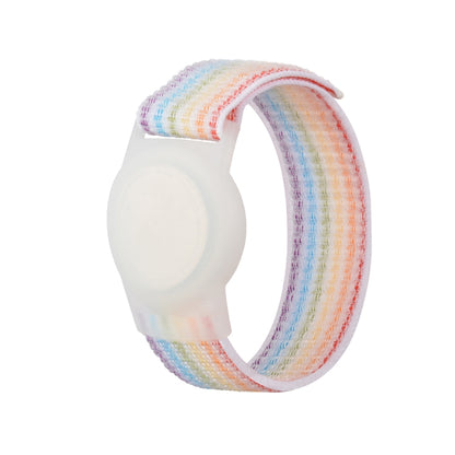 Child Adult Nylon Strap Wristband Protective Case For AirTag 2nd Gen / AirTag 1st Gen, 220mm, 170mm