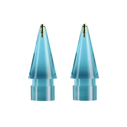 For Apple Pencil 1/2 2pcs Stylus Transparent Replacement Needle Nib, Spec:, Extended (Red), Extended (Blue), Extended (Green), Extended (Pink), Extended (Gray), Extended (Gold), Extended (Purple), Round (Red), Round (Blue), Round (Green), Round (Pink) ...