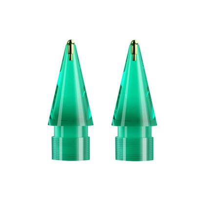 For Apple Pencil 1/2 2pcs Stylus Transparent Replacement Needle Nib, Spec:, Extended (Red), Extended (Blue), Extended (Green), Extended (Pink), Extended (Gray), Extended (Gold), Extended (Purple), Round (Red), Round (Blue), Round (Green), Round (Pink) ...