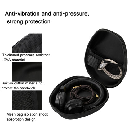 Universal Headphone Organizer Headphone Storage Bag Without Carabiner,Color:, Gray, Black
