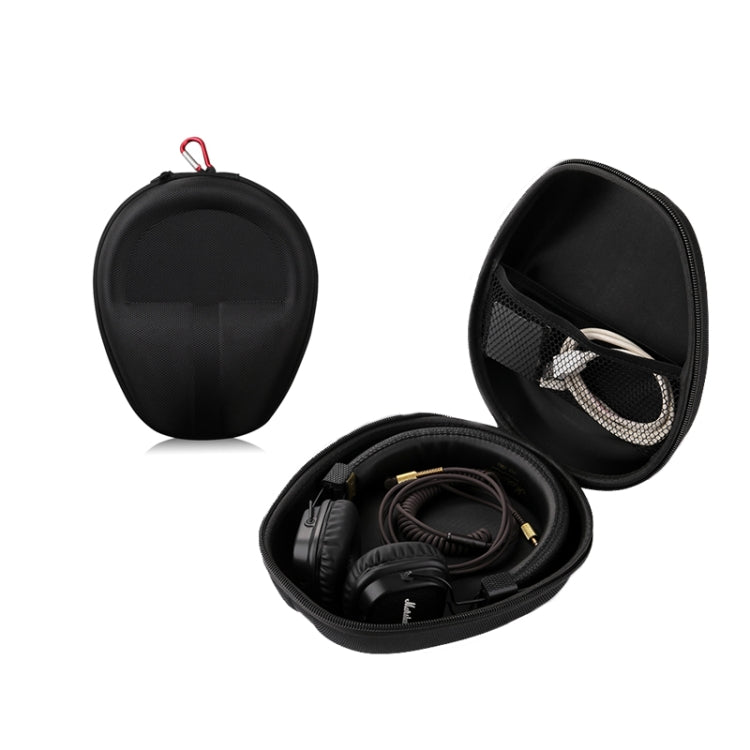 Universal Headphone Organizer Headphone Storage Bag Without Carabiner,Color:, Gray, Black