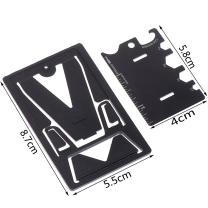 4 PCS Multifunction Folding Mobile Phone Bracket Mini EDC Tool Card Bottle Opener