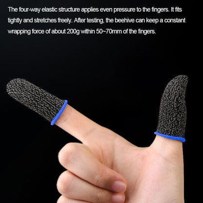 15 Pairs  18 Needles Gaming Finger Glove Anti-sweat and Non-slip Glove,Color:, Copper Black Trim, Copper Blue Trim, Copper White Trim, Copper Blue Yellow Trim, Copper With Red Trim, Silver Fibre Blue Trim, Silver Fibre Red Trim