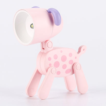 TL-23 LED Mini Foldable Cartoon Desk Lamp Home Pet Shape Decoration Table Lamp, Spec:, Dog (Blue), Dog (Green), Dog (Pink), Dog (Beige), Dog (Orange）, Dog (Yellow), Deer (Blue), Deer (Green), Deer (Pink), Deer (Beige), Deer (Orange), Deer (Yellow)     ...