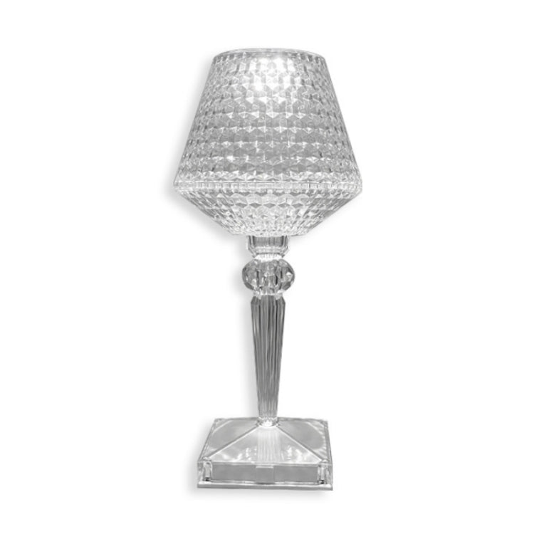 Bedside Crystal Table Lamp LED Wine Glass Night Light, Specification:, 3 Color Model USB, Remote Control RGB16 Colors, 3 Color Plug-in Model