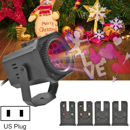 8W LED Christmas Colorful Rotating Laser Atmosphere Light Random Pattern Delivery, US Plug with 6 Cards, EU Plug with 6 Cards, UK Plug with 6 Cards, AU Plug with 6 Cards, US Plug with 4 Cards, EU Plug with 4 Cards, UK Plug with 4 Cards                 ...