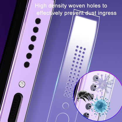 5 Sets Soft Hydrogel Film Speaker Dust Net For iPhone 14 iPhone 13 iPhone 12 Series ,Spec：, 2pcs/set, 2pcs/set With Dust Plugs