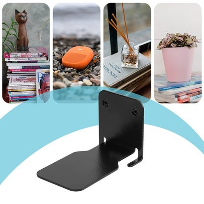 Hidden Stainless Steel Suspended Bookshelf Wall Support Frame Wall Mounted Bracket, Stainless Steel Shelf Black, Stainless Steel Shelf White