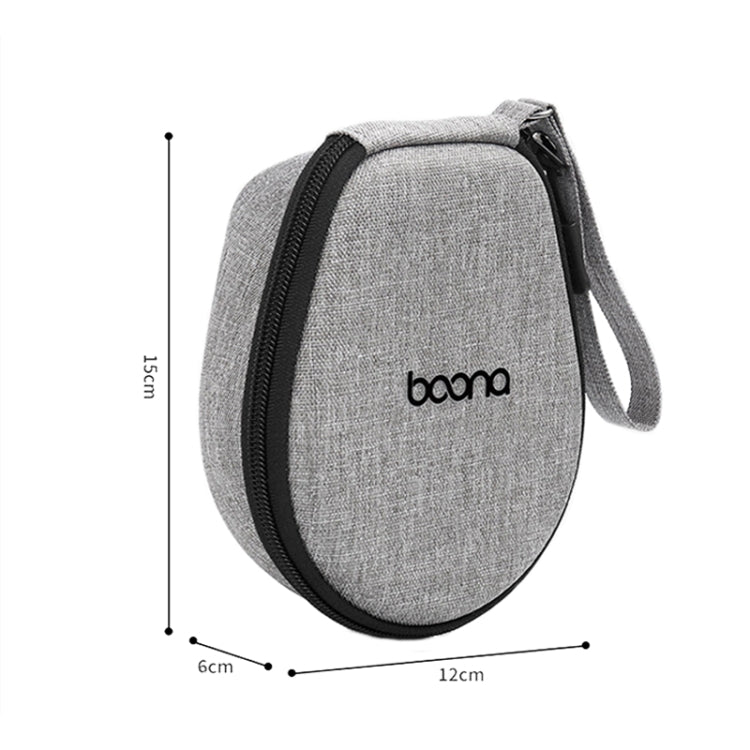 For Aftershokz AS660/AS650 Baona BN-F035 Earphone Anti-pressure and Shock-proof Storage Bag, BN-F035 (Grey), BN-F035 (Black)
