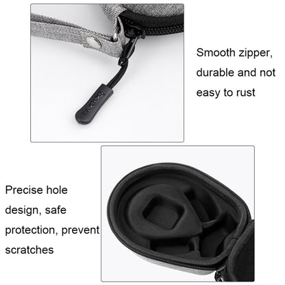 For Aftershokz AS660/AS650 Baona BN-F035 Earphone Anti-pressure and Shock-proof Storage Bag, BN-F035 (Grey), BN-F035 (Black)
