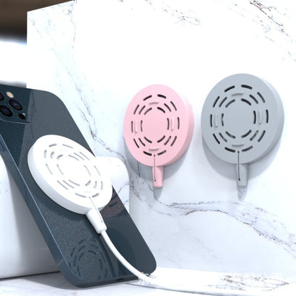 5pcs CP06 Magsafe Wireless Charger Silicone Protective Case, CP06 White, CP06 Pink, CP06 Grey, CP06 Black
