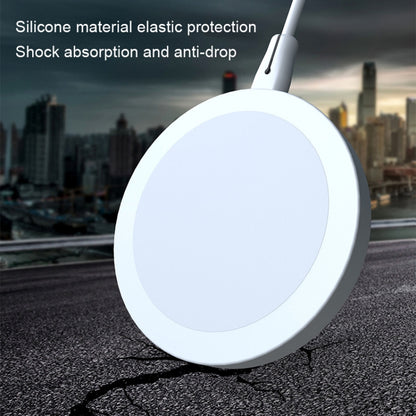 5pcs CP06 Magsafe Wireless Charger Silicone Protective Case, CP06 White, CP06 Pink, CP06 Grey, CP06 Black