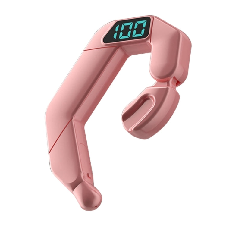 V19 Bone Conduction Digital Display Stereo Hanging Ear Sports Bluetooth Headset, V19 Green, V19 Black, V19 White, V19 Pink, V19 Blue