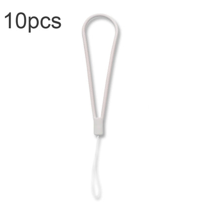 10pcs  Silicone Woven Pattern  Cell Phone Lanyard Anti-loss Hand Rope, Dark Night Green, White, Grass Purple, Light Green, Clove Purple, Antique White, Black, Red, Matcha Green, Lemon Yellow, Shallow Purple, Sand Pink, Sugar Orange, Tea Red            ...