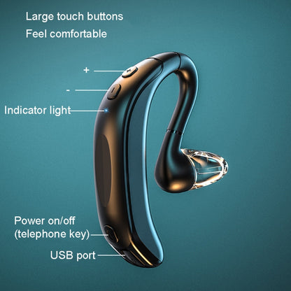 M-800 Left and Right Rotation Business Stereo Bluetooth Earphone, M-800 Skin Color, M-800 White, M-800 Black, M-800 Blue, M-800 Grey