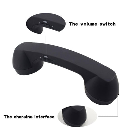 Bluetooth Wireless Connection Retro Microphone External Mobile Phone Handset, Bluetooth Red, Bluetooth Pink, Bluetooth Black, Bluetooth White, Bluetooth Sky Blue, Bluetooth Yellow