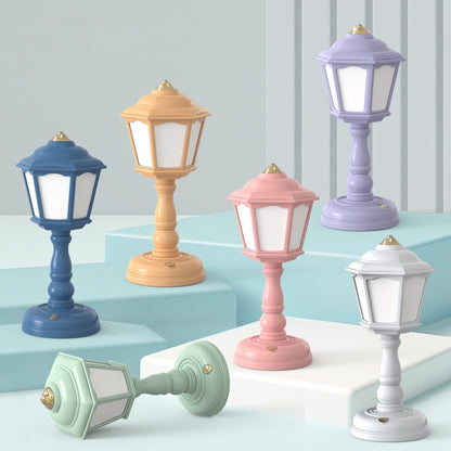 GIVELONG Retro Table Lamp USB Charging Small Night Light, Style:, 320-1 Red, 320-2 Yellow, 320-3 Blue, 320-5 Purple, 320-6 White, 321-1 Red, 321-2 Yellow, 321-3 Blue, 321-4 Green, 321-5 Purple, 321-6 White, 322-1 Red, 322-2 Yellow, 322-3 Blue, 322-4 Gr...