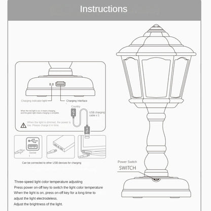GIVELONG Retro Table Lamp USB Charging Small Night Light, Style:, 320-1 Red, 320-2 Yellow, 320-3 Blue, 320-5 Purple, 320-6 White, 321-1 Red, 321-2 Yellow, 321-3 Blue, 321-4 Green, 321-5 Purple, 321-6 White, 322-1 Red, 322-2 Yellow, 322-3 Blue, 322-4 Gr...