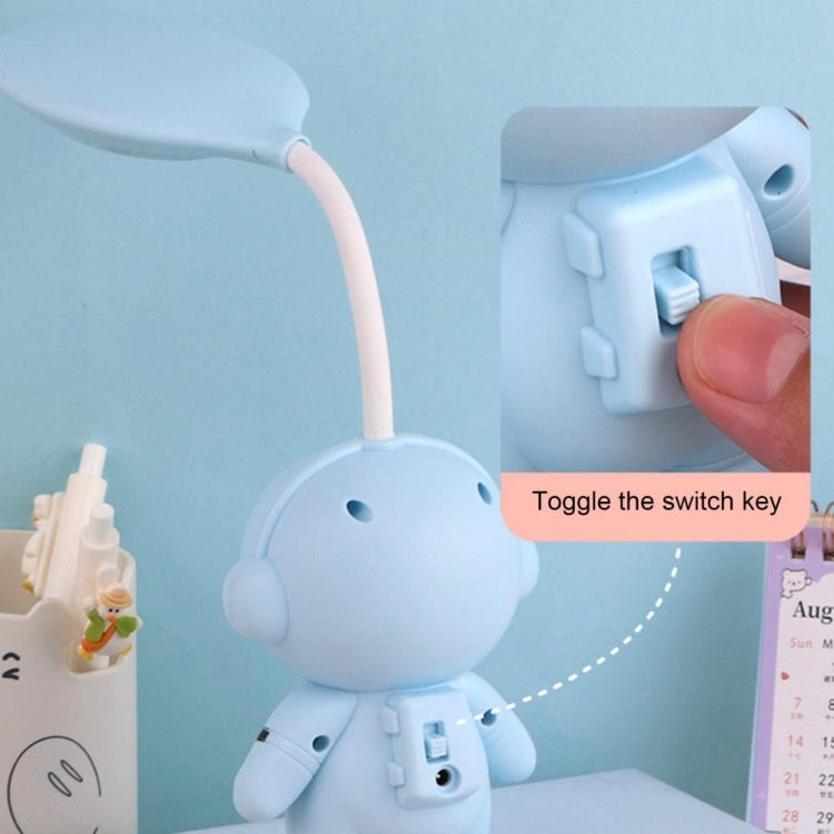 L-220903 Astronaut Eye Protection Study Lamp LED Rechargeable Reading Light, L-220903 White, L-220903 Blue, L-220903 Pink