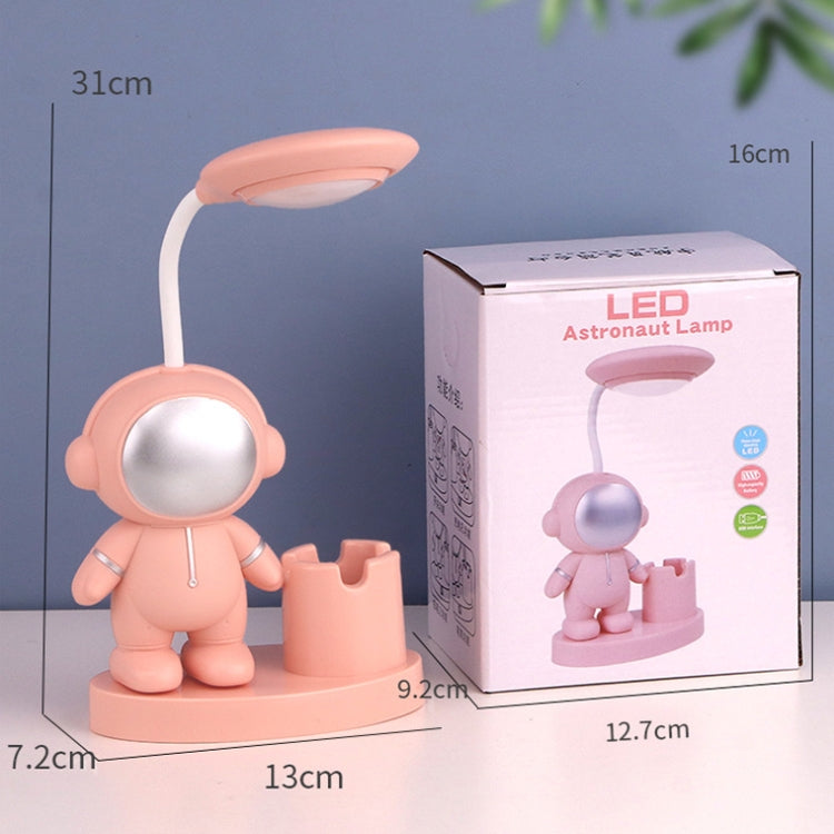T509 Astronaut Pen Holder Desk Lamp with Pencil Sharpener Function, T509 Blue, T509 White, T509 Pink