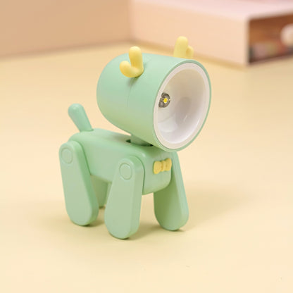 Rechargeable DIY Cartoon Night Light Desktop Ornament Mini Table Lamp