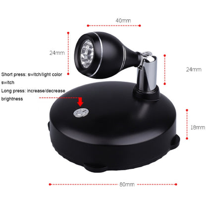 TL006-SIN Jewelry Art Exhibition USB Charging Decorative Wall-mounted LED Spotlights, Charging with Remote Control