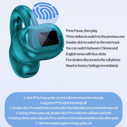 M10 IPX5 Waterproof Ear Clip Bluetooth Earphones, Style:, M10 Single Pink, M10 Single Skin Color, M10 Single Green, M10 Single Black, M10 Single White, M10 Doble White, M10 Doble Pink, M10 Doble Green, M10 Doble Skin Color, M10 Doble Black