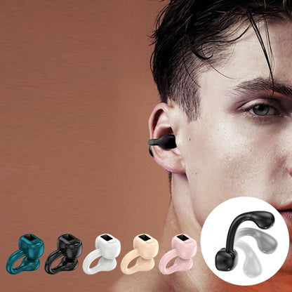 M10 IPX5 Waterproof Ear Clip Bluetooth Earphones, Style:, M10 Single Pink, M10 Single Skin Color, M10 Single Green, M10 Single Black, M10 Single White, M10 Doble White, M10 Doble Pink, M10 Doble Green, M10 Doble Skin Color, M10 Doble Black