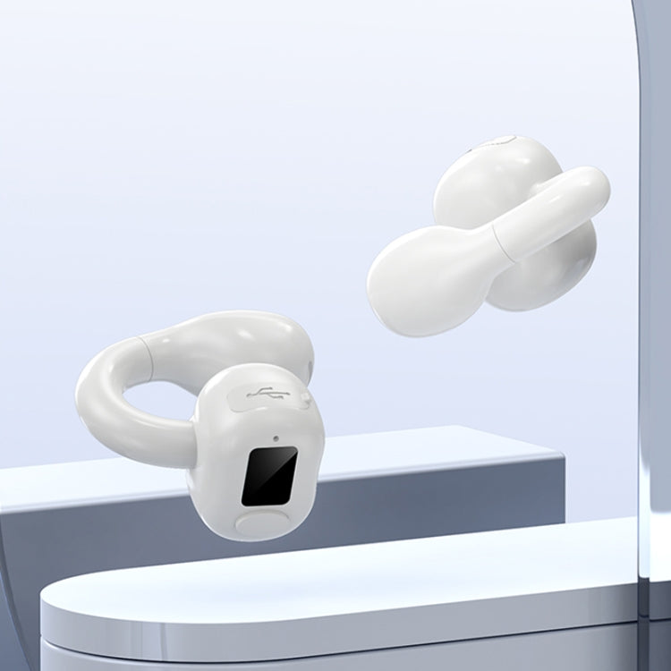 M10 IPX5 Waterproof Ear Clip Bluetooth Earphones, Style:, M10 Single Pink, M10 Single Skin Color, M10 Single Green, M10 Single Black, M10 Single White, M10 Doble White, M10 Doble Pink, M10 Doble Green, M10 Doble Skin Color, M10 Doble Black