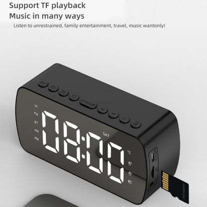 Outdoor Portable Card Bluetooth Speaker Small Clock Radio, G10 Black 1400mAh, G10 White 1400mAh, Q5 Black 1400mAh, Q5 White 1400mAh, Q5 Pink 1400mAh, Q5 Red 1400mAh, Q5 Pink 2800mAh