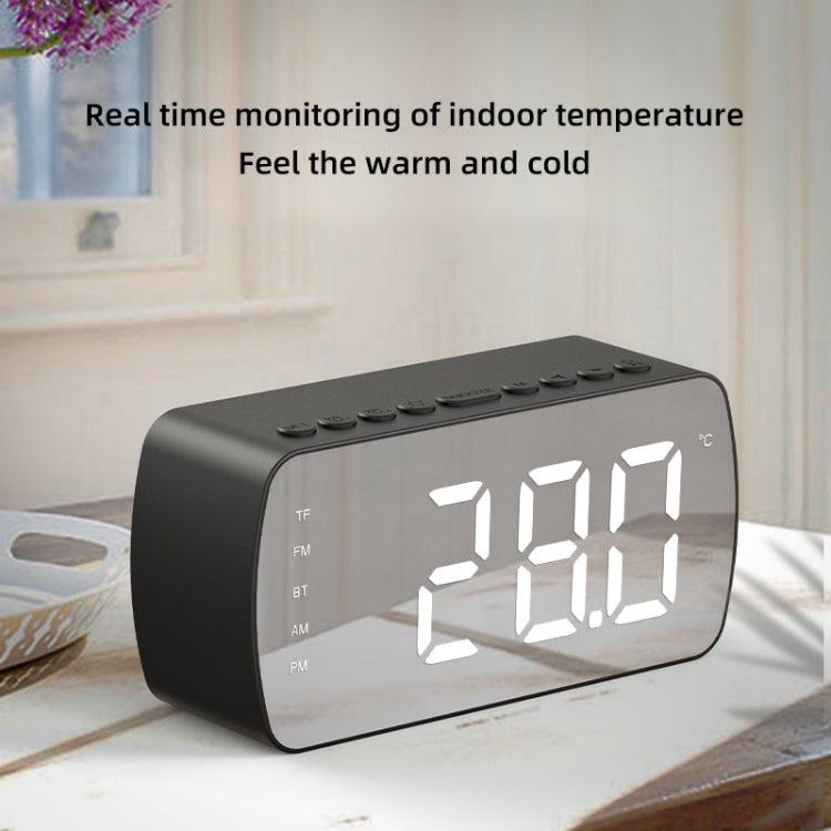 Outdoor Portable Card Bluetooth Speaker Small Clock Radio, G10 Black 1400mAh, G10 White 1400mAh, Q5 Black 1400mAh, Q5 White 1400mAh, Q5 Pink 1400mAh, Q5 Red 1400mAh, Q5 Pink 2800mAh