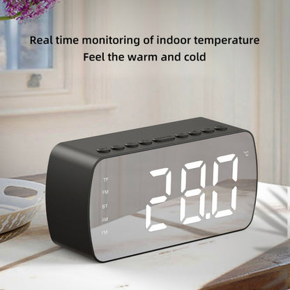 Outdoor Portable Card Bluetooth Speaker Small Clock Radio, G10 Black 1400mAh, G10 White 1400mAh, Q5 Black 1400mAh, Q5 White 1400mAh, Q5 Pink 1400mAh, Q5 Red 1400mAh, Q5 Pink 2800mAh