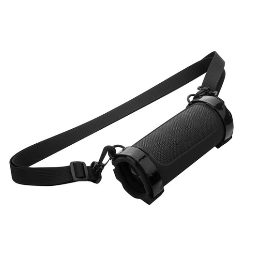 For JBL Flip 6 Speaker Bag Travel Carrying Silicone Case With Shoulder Strap, Blue 2, Black 2