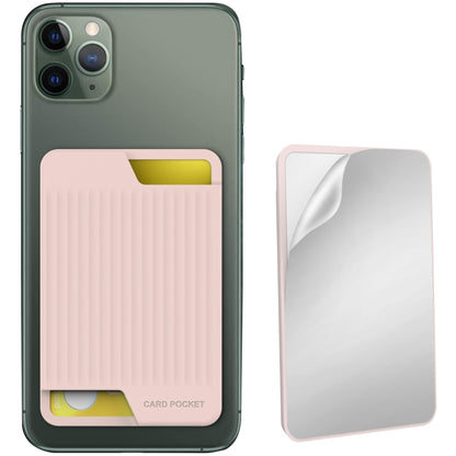 AhaStyle PT169 Mobile Phone Silicone Back Card Case Bus Card Bank Card Convenient Organizer, PT169 (Black), PT169 (Green), PT169 (Purple), PT169 (Pink)