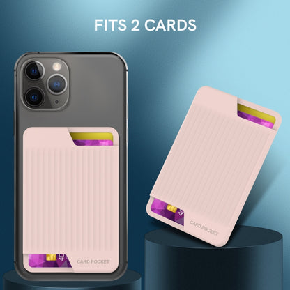 AhaStyle PT169 Mobile Phone Silicone Back Card Case Bus Card Bank Card Convenient Organizer, PT169 (Black), PT169 (Green), PT169 (Purple), PT169 (Pink)