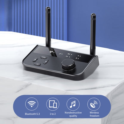 B39 2 In 1 Bluetooth 5.3AUX Music Receiver TV Computer Adapter, B39