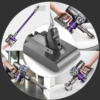 For Dyson V6 Series Handheld Vacuum Cleaner Battery Sweeper Spare Battery, 1.5Ah, V6 2.2Ah, 2.6Ah, 3.0Ah, 3.5Ah, 4.0Ah