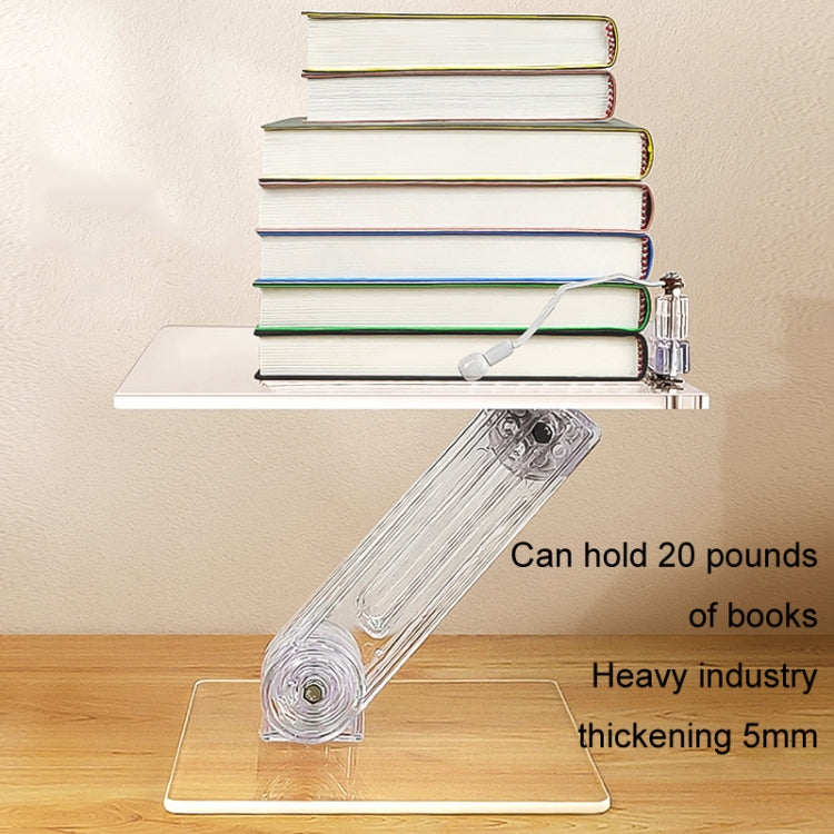 Student Desktop Reading Rack Transparent Acrylic Tablet Stand, A Model Liftable, B Model